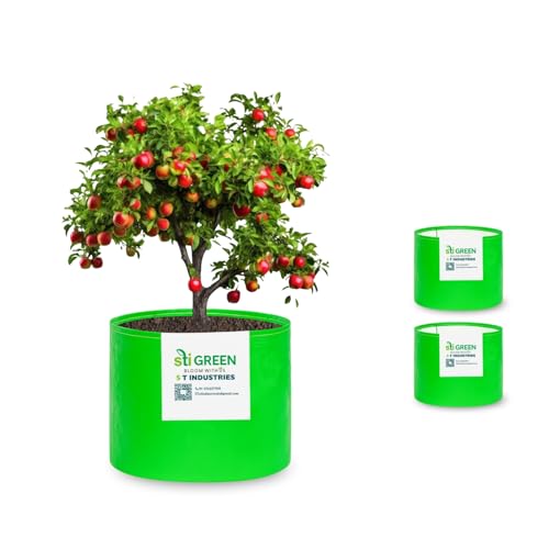 Image of HDPE Grow Bags 24X24 Inch (Pack of 3) | 260 GSM Plant Grow Bags UV-Protected Garden Bag | Growbags for Plants Terrace Gardening | Heavy Duty Plant Bag