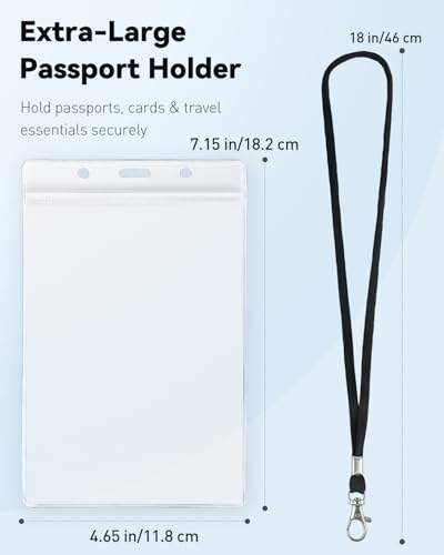 Uniclife 3 Pack Passport Holders