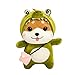 Shiba Inu Étreindre Oreiller Chien Mignon en Peluche Jouet Kawaii Chien Shiba Inu Oreiller en Peluche Enfants Endormi Confort Coussin Jouet pour Chien pour canapé Décor Cadeaux pour Valentines Vert