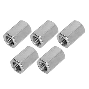 Atzotoyzj M14 Edelstahl Sechskant-Stoßmutter 5 Stück