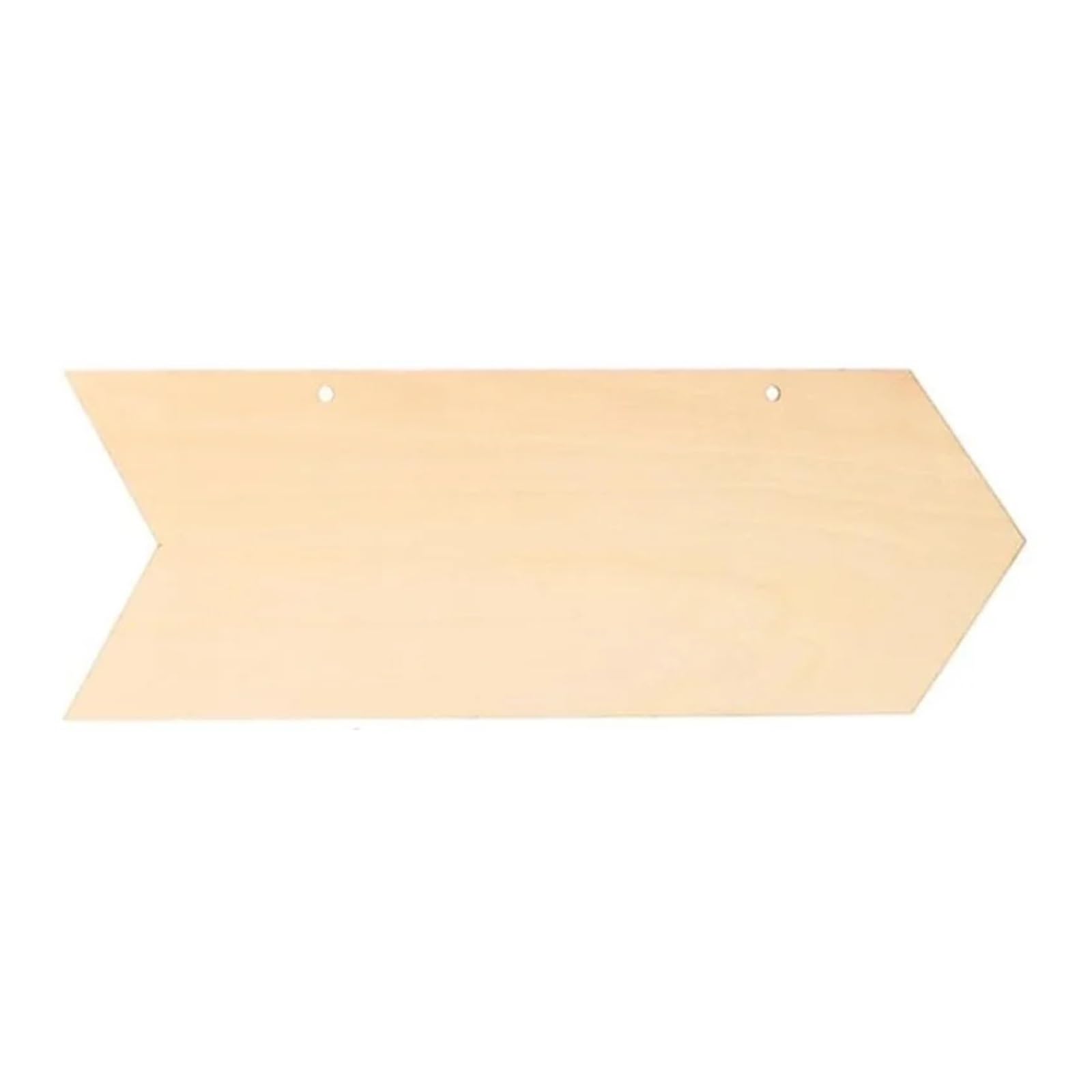 Dunsby Color1 Arrow Sign Wooden Arrow Shape Signs, Blank Hanging Decorative Plaques With Rope For Diy Painting Home Crafts Supplies