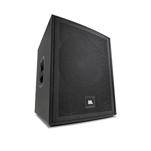 JBL Professional IRX115S Powered Compact Subwoofer, Wired Electric,15-Inch, Black