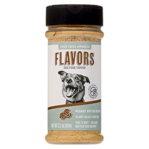 BEAUMONT BASICS Flavors Food Topper for Dogs, Peanut Butter Recipe, 3.1-Ounce