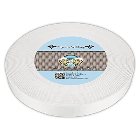 Country Brook Design - Printable Heat Set Polyester Webbing (1 Inch, 20 Yards) Cover