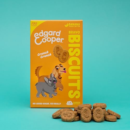 Edgard Cooper Natural Dog Treats, Banana Bravo Biscuits, 7 x 400g box, Grain Free, Plantbased Dog Treats - Image 3