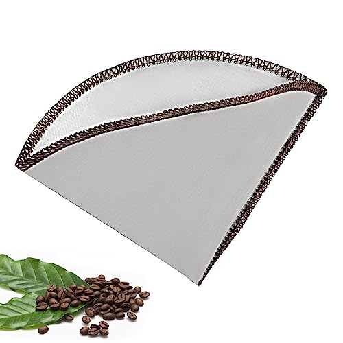 Filtre à café réutilisable - Filtre à café - Filtre à café pliable - Réutilisable - En acier inoxydable - Filtre permanent en acier inoxydable - Filtre permanent pour machine à café