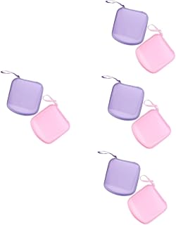 ABOOFAN 8 Pçs Bolsa De Armazenamento De CD Pasta De CD Pequena Caixa De CD Estojo De Transporte De CD Bolsas Organizadoras De Viagem Bolsas Organizadoras De Malas Carteira De CD Leve