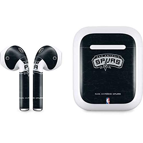 Skinit Decal Audio Skin Compatible with Apple AirPods - Officially Licensed NBA San Antonio Spurs Primary Logo Design