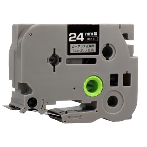 �y�G�R�X���z�u���U�[�p �s�[�^�b�`�݊� TZe-355 ��/������ 24mm(�e�[�v��) 1�� TZe�e�[�v�݊� ���x�����C�^�[ P-TOUCH CUBE �s�[�^�b�`�L���[�u�Ή�