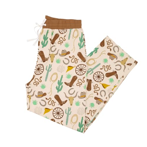 Image of Little Sleepies Mens Pajama Pants, Soft Viscose from Bamboo PJ Bottoms for Family Matching Set, Mens Sleepwear PJs w /Pockets