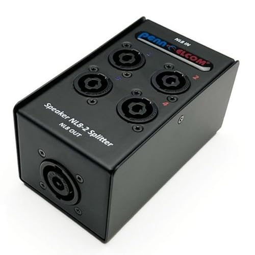 Stagebox pour haut-parleur 4 voies NL8 évite les pertes de signal audio