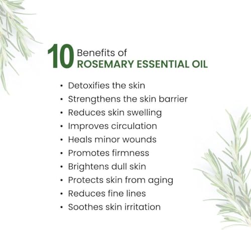 Image of KEYA SETH AROMATHERAPY Rosemary Body Oil - Stress Relieving, Anti-Ageing & Soothing For Glowing Skin; Non-Sticky, Quick-Absorbing 400ml
