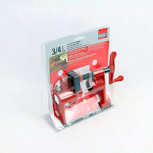 Image of Bessey BPC-H34,3 /4-In. H Style Pipe Clamps - Incredibly Versatile,Easy To Assemble,Indespensable Workshop Clamp For Woodworking,Carpentry,Home Improvement,and DIY Projects,(Pack of 4)