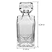 Lily's Home Glass Decanter with Glass Stopper,Whiskey decanter - Elegant Liquor and Wine Decanter for Men (26 Ounces)