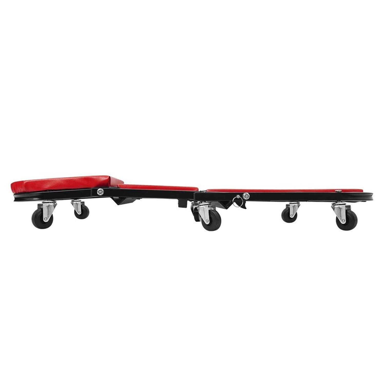 SIO Camilla Taburete Mecánico Taller 2 en 1 con Ruedas – Carro Creeper Convertible para Mecánico – Banco Rodante para Reparación de Coches – Asiento y Camilla Taller Automoción Profesional