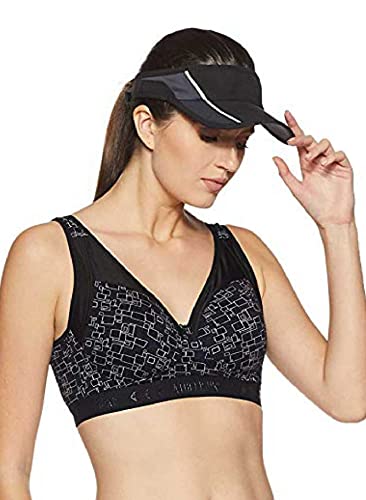 Image of Lovable Women's Polyester Lightly Padded Wire Free Modern Sports Bra