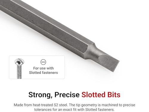 Image of TEKTON 3 /8 Inch Drive x 1 /8 Inch Long Slotted Bit Socket | SHB10400