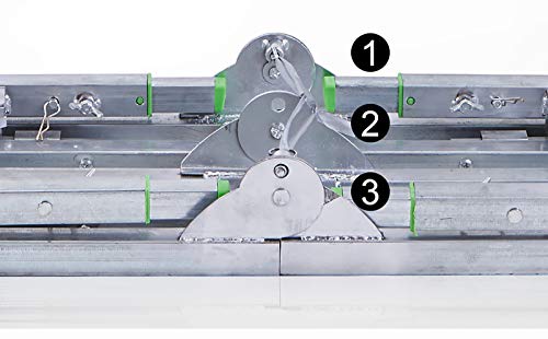 Escalera plegable de aluminio multipropósito Telesladder con plataforma de andamio 5