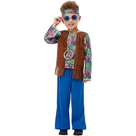 Funidelia | Déguisement Hippie pour garçon Taille 10-12 Ans Années 60 Cover