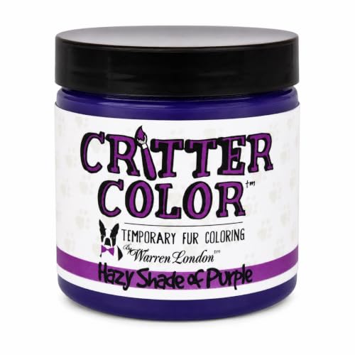 Warren London Critter Color Temporary Dog Fur Dye, Purple, 4.8 oz