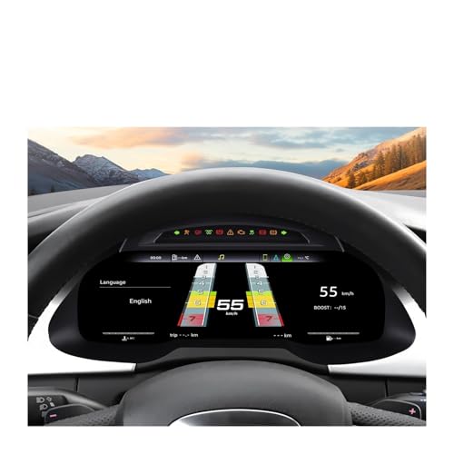 Panel de tablero LCD de 12,3 pulgadas para Audi A4 2013-2016 con pantalla digital 5