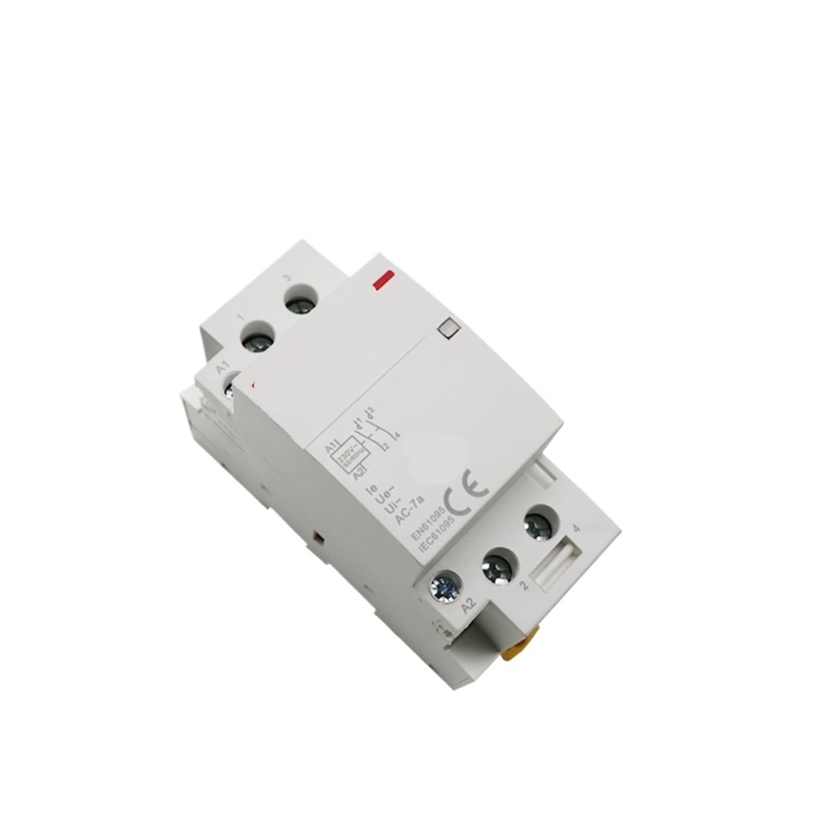 Contacteur modulaire rail DIN 2P 20A 2NC AC 220V pour circuit eclairage et chauffage residentiel