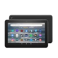 Fire 7-Tablet, 7-Zoll-Display, 16 GB, neuestes Modell (2022), schwarz Mit Werbung