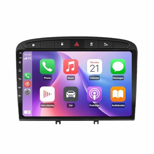 Radio Android Auto Peugeot 408 para Viajar en Familia con Música y Vídeo