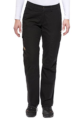 Fjällräven Damen Hose Karla Trousers, Black, 34, 89067
