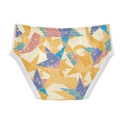 KLL Yellow Star Toddler Boys Comfort Athletic Underwear Breathable Children Panties2