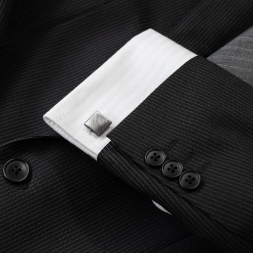 Image of [TAVARAT] Cufflinks for Men cuff links mens Black Silver Light Gold Tps-166