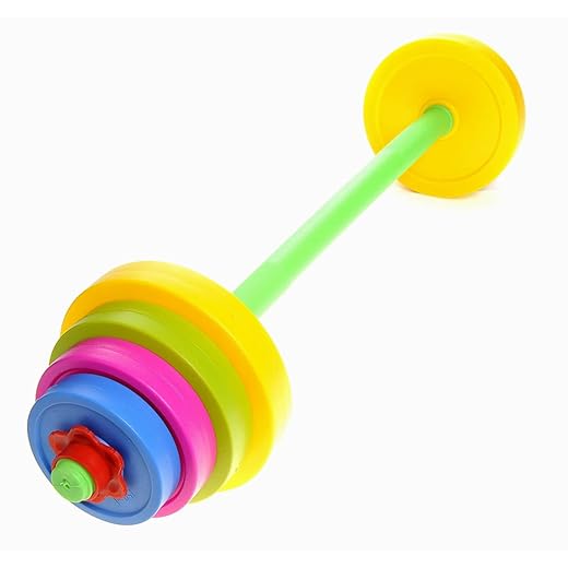 PowerTRC Barbell Kids Weight Set - Adjustable Toddler Weight Set & Kids Workout Equipment for Beginner Gym Exercise, Fitness, Ideal for Weightlifting & Powerlifting Training