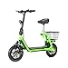 4MOVE E-Scooter mit Sitz, 350W Motor Elektro Scooter Für Erwachsene,Faltbarer Elektroroller mit LED Display, E-Roller Max Speed 25 km/h,30km Reichweite (Grün)