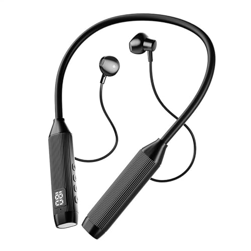 Cuffie con archetto da collo auricolari sportivi intorno al cuffie leggere al intrauricolari per corsa allenamento casa e ufficio wireless