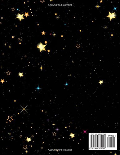 Sketchbook: Dark background stars: 110 Pages of 8.5" x 11" Blank Paper for Drawing, Doodling or Sketching (Sketchbooks) - Image 2
