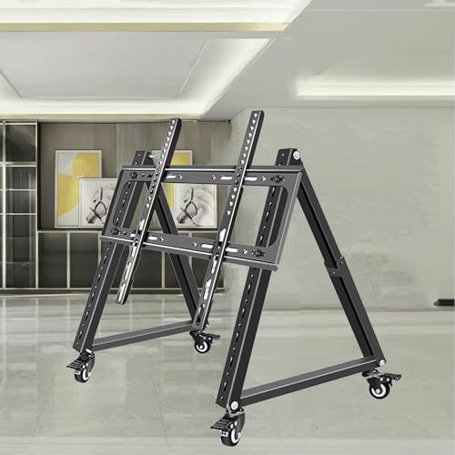 Soporte móvil de TV para piso, ajuste 40°-70°, para TV 32-70 pulg. miniatura 1