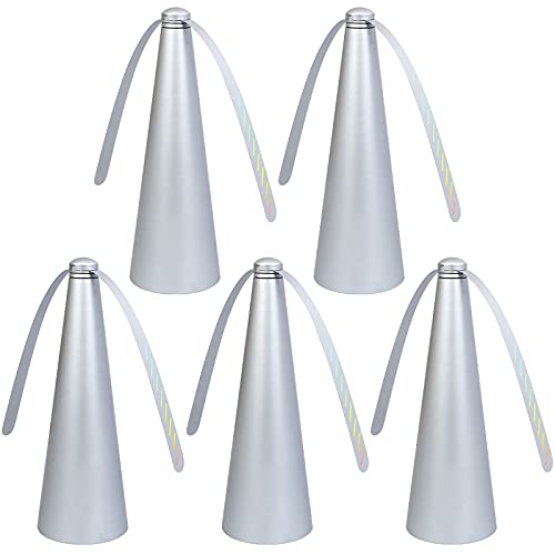 Haishell Lot de 5 ventilateurs répulsifs anti-mouches pour tables et insectes - Pour extérieur et intérieur Cover