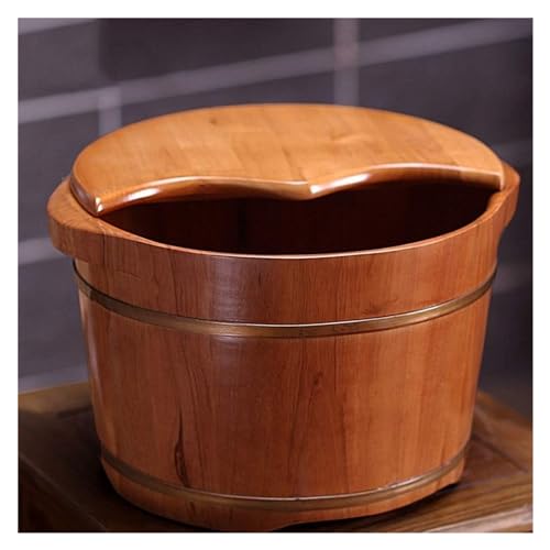 Cuenca de madera para pies spa en casa miniatura 2