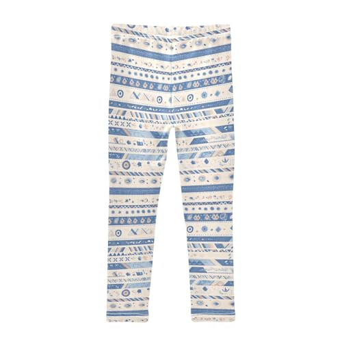 KLL Seamless Ethnic and Tribal Pattern Toddler Girls Legging Casual Full Length Athleisure Pants Sports2
