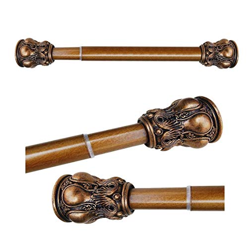Tringle télescopique sans perforation à haute résistance pour rideau de douche antique