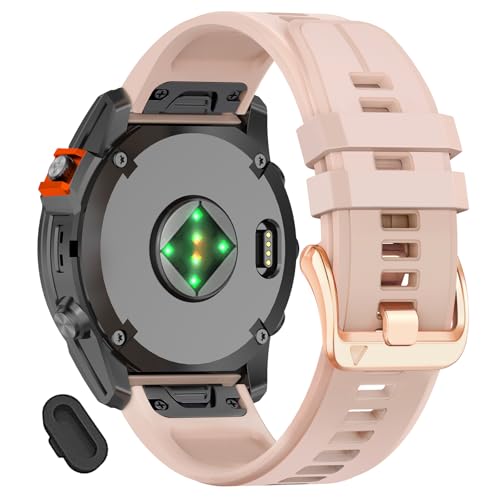 Correa de silicona suave 20mm compatible Garmin Fenix miniatura 4
