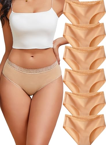 Image of READY TO LOVE Cotton Underwear for Women 6Pack Sexy Bikini Panties Clothing