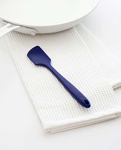 Image of GIR: Get It Right Premium Silicone Spatula - Non-Stick Heat Resistant Kitchen Spatula - Perfect for Baking, Cooking, Scraping, and Mixing - Mini - 8 IN, Navy