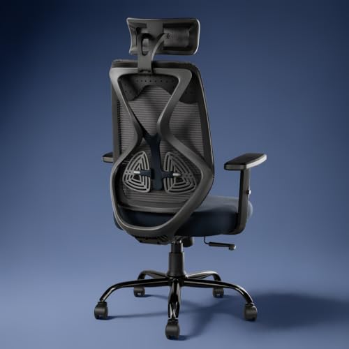 Image of CELLBELL C190 Berlin Office Chair, High Back Mesh Ergonomic Home Office Desk Chair (Black)