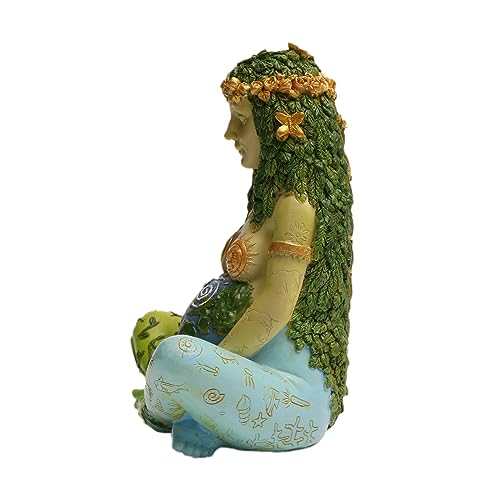 Estatua Madre Tierra Gaia 7 pulgadas Resina miniatura 3