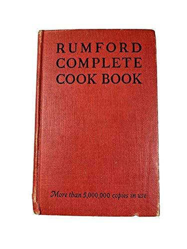 1948 Rare Cook Book "Rumford Complete Cook Book"