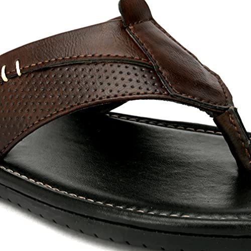 Image of San Frissco Men's Sandal Summer Chappal with Sturdy Grip /Ultra Soft Lightweight Durable Chappal for Outdoor Use /Festive Ethnic Wedding Slip on Slippers for Men