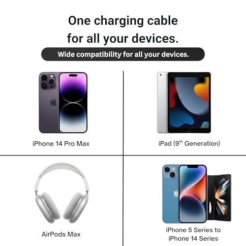 Image of PHILIPS DLC4130LW /94 27W iPhone Original Type-C to Lightning Fast Charging Cable (1m, Bright White) | MFi Certified | 480Mbps | Nylon Braided | Compatible with iPhone & Other Lightning Devices