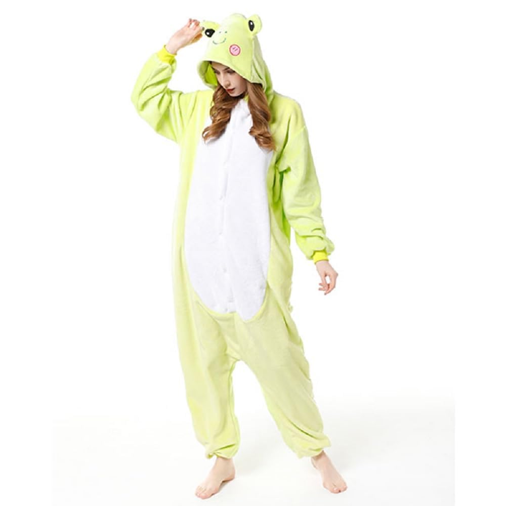 Zureto Frosch Onesie piżama dla dorosłych, uniseks, dla dorosłych, na Boże Narodzenie, Halloween, cosplay