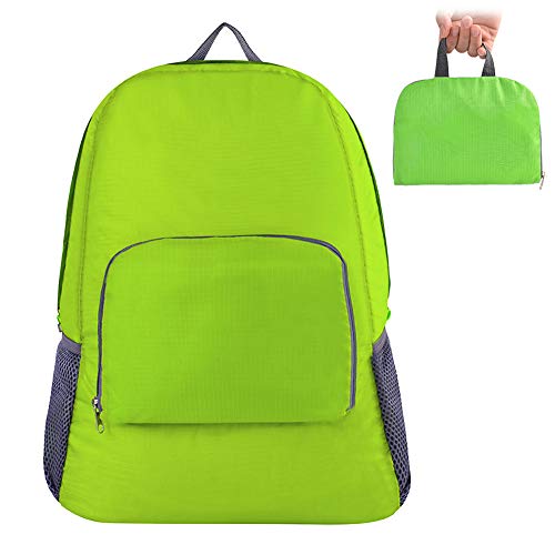 HNGPB Deportes y Aire Libre Gimnasia Bolsas de Deporte de montañismo, al Aire Libre, equitación, Senderismo, Senderismo, Plegable (Green, Large (Waterproof))